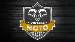 Logo Vintage Moto Racer - Garage moto sur Ecquedecques