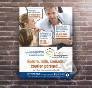 Affiche Family Accompagnement Séverine Huon