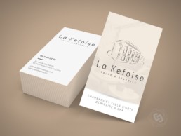 Carte de visite de luxe pour La Kefoise - Chambres d'hôte