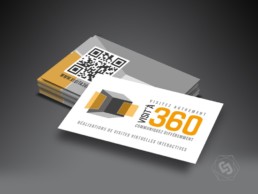 Carte de visite avec QRCode Visit'à 360