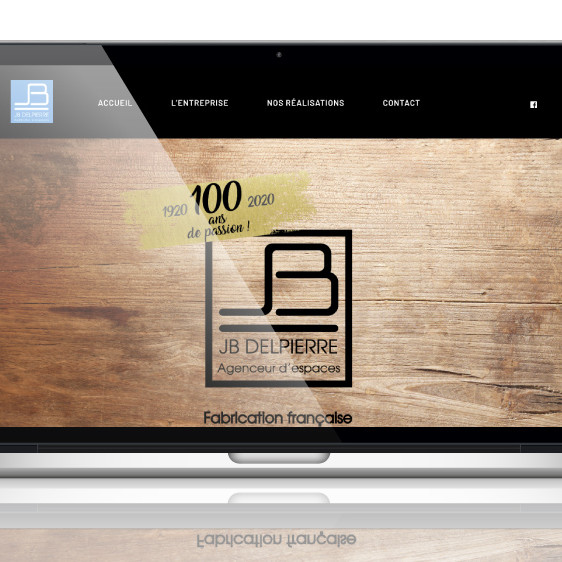 Nouveau site JB Delpierre Agencement 62
