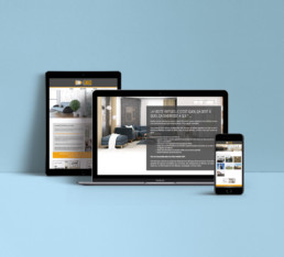 Site responsive avec accès administrateur Anjelou Design